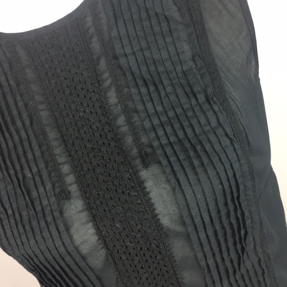 J. Crew Black Cropped Shell - Picture 2 of 4
